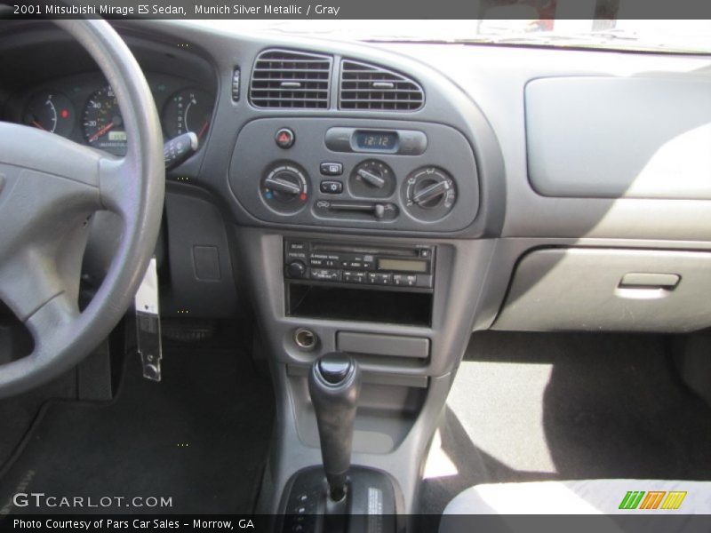 Munich Silver Metallic / Gray 2001 Mitsubishi Mirage ES Sedan