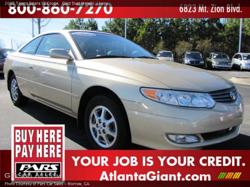 Gold Dust Metallic / Ivory 2002 Toyota Solara SE Coupe