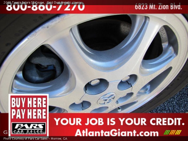 Gold Dust Metallic / Ivory 2002 Toyota Solara SE Coupe