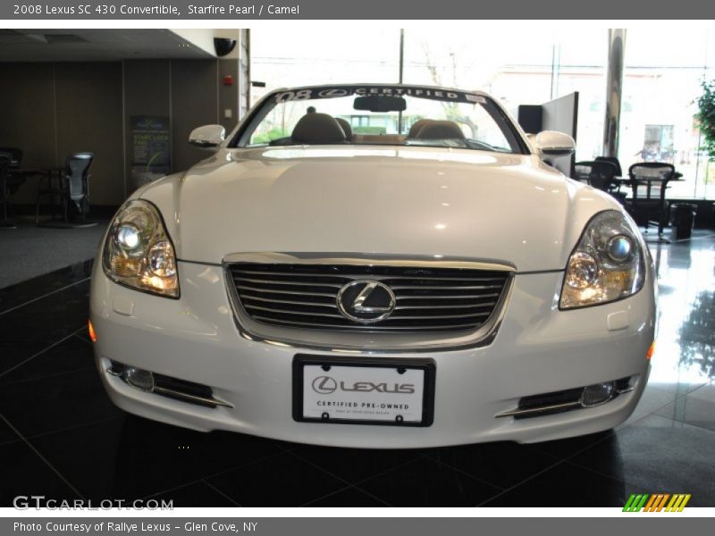 Starfire Pearl / Camel 2008 Lexus SC 430 Convertible