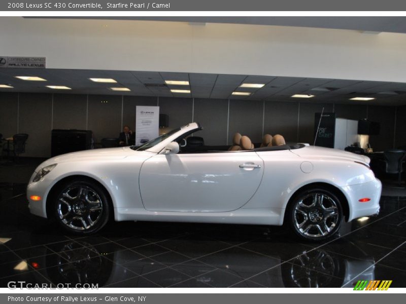 Starfire Pearl / Camel 2008 Lexus SC 430 Convertible