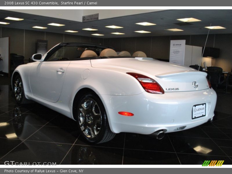 Starfire Pearl / Camel 2008 Lexus SC 430 Convertible