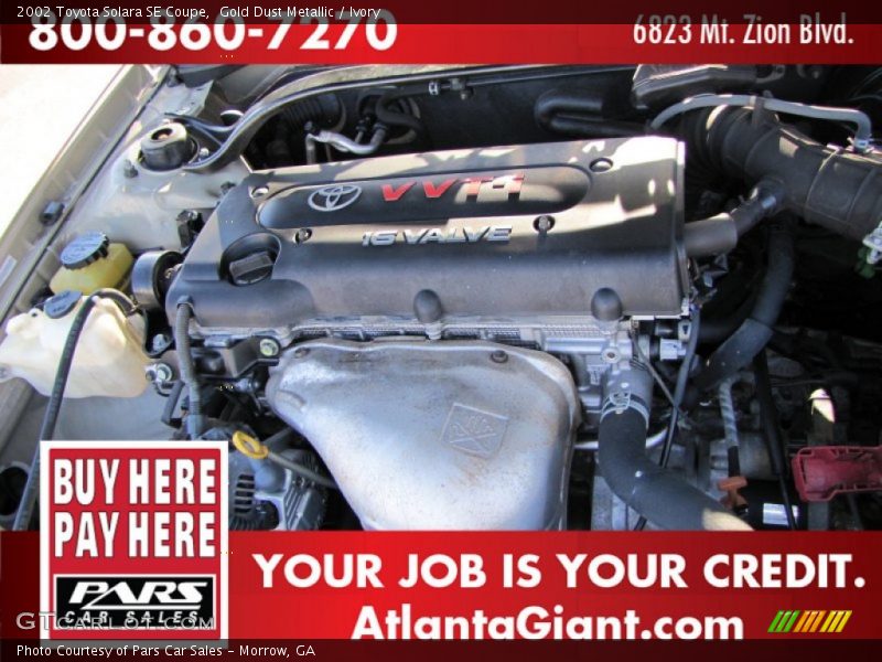Gold Dust Metallic / Ivory 2002 Toyota Solara SE Coupe