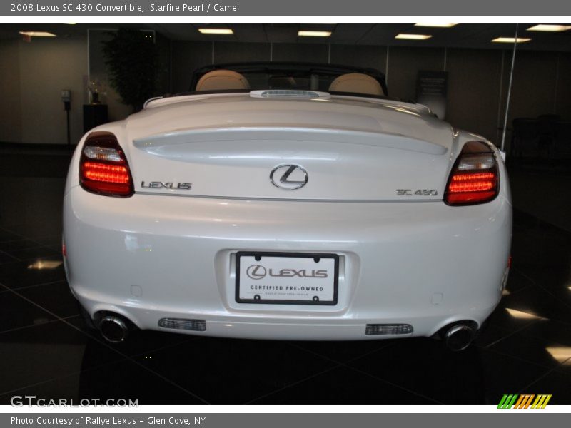 Starfire Pearl / Camel 2008 Lexus SC 430 Convertible