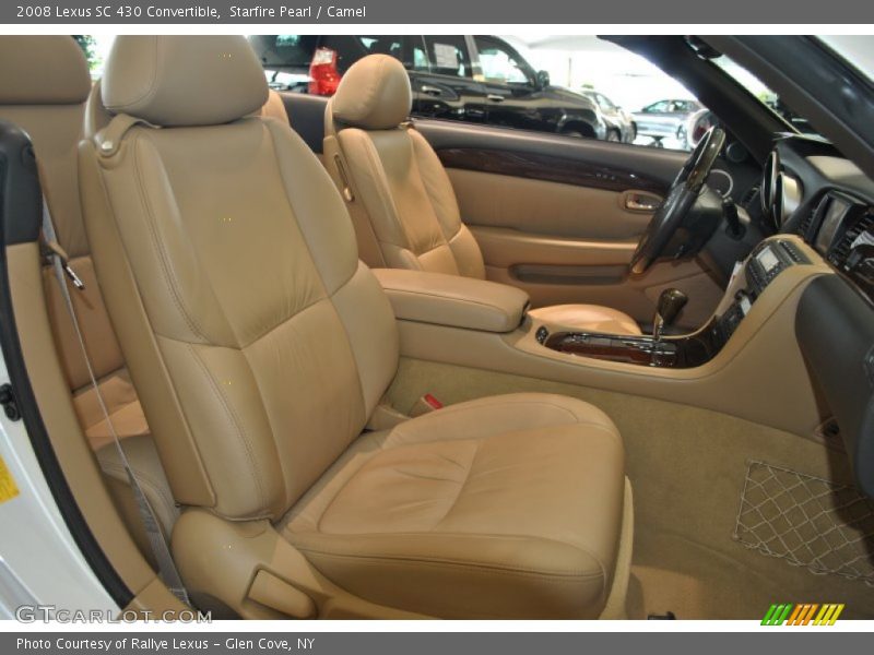Starfire Pearl / Camel 2008 Lexus SC 430 Convertible