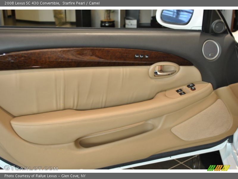 Starfire Pearl / Camel 2008 Lexus SC 430 Convertible