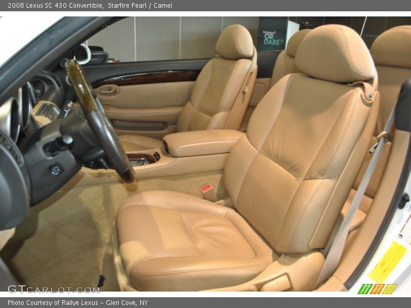 Starfire Pearl / Camel 2008 Lexus SC 430 Convertible