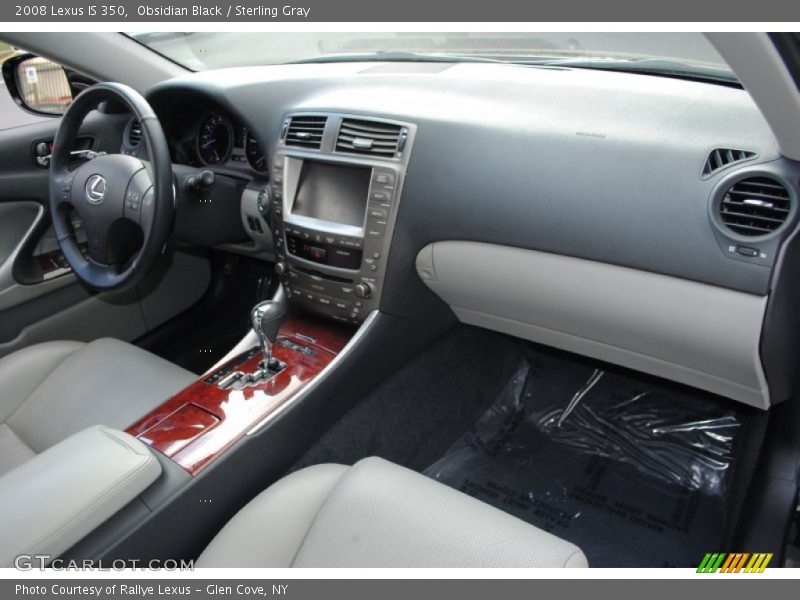 Obsidian Black / Sterling Gray 2008 Lexus IS 350