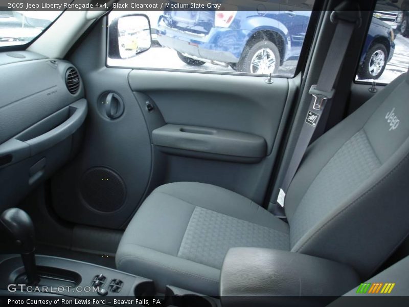 Black Clearcoat / Medium Slate Gray 2005 Jeep Liberty Renegade 4x4