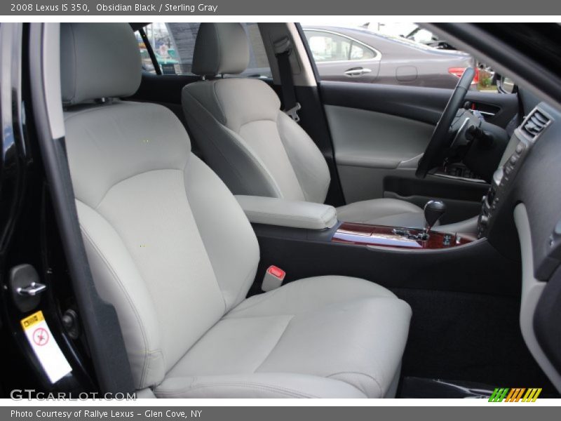 Obsidian Black / Sterling Gray 2008 Lexus IS 350