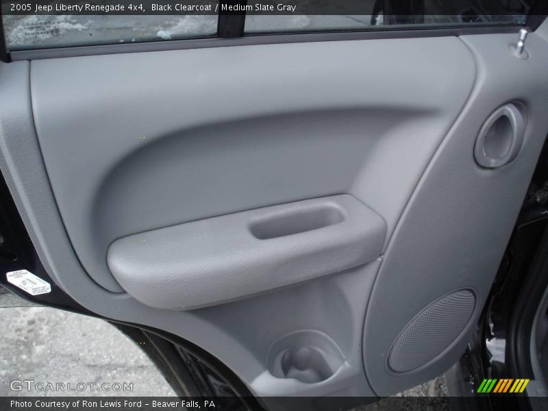 Black Clearcoat / Medium Slate Gray 2005 Jeep Liberty Renegade 4x4