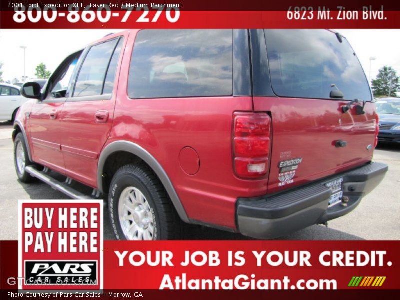 Laser Red / Medium Parchment 2001 Ford Expedition XLT