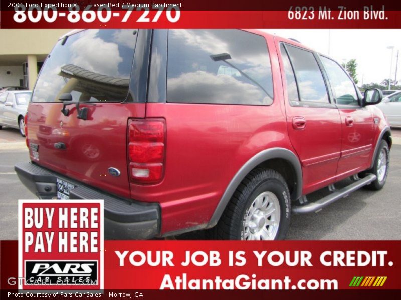 Laser Red / Medium Parchment 2001 Ford Expedition XLT