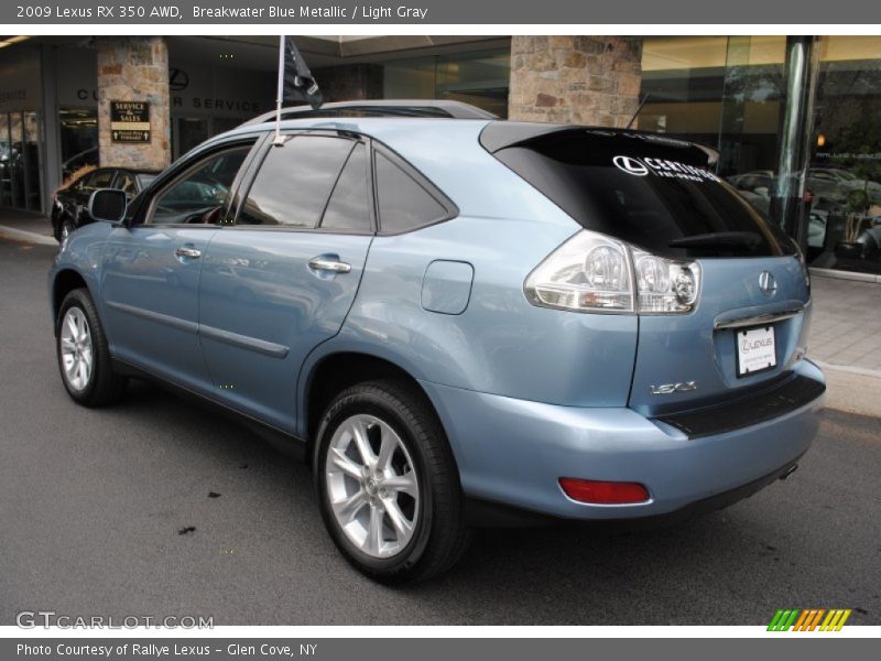 Breakwater Blue Metallic / Light Gray 2009 Lexus RX 350 AWD