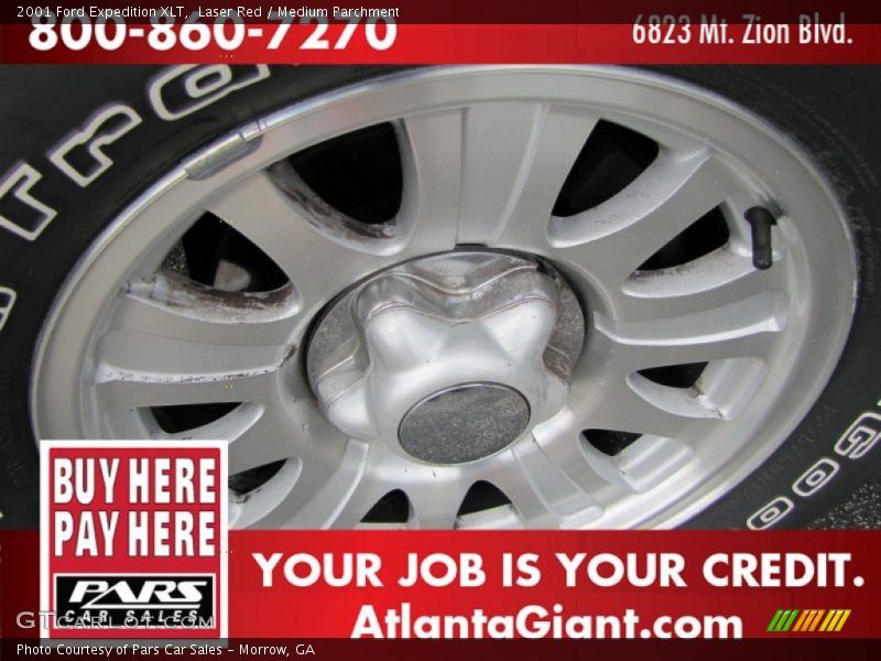 Laser Red / Medium Parchment 2001 Ford Expedition XLT