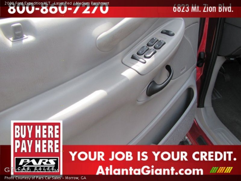Laser Red / Medium Parchment 2001 Ford Expedition XLT