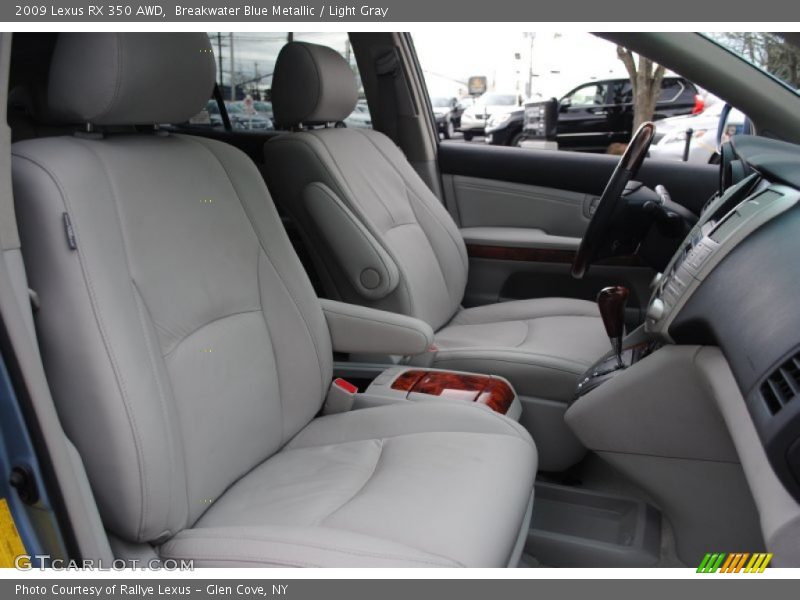 Breakwater Blue Metallic / Light Gray 2009 Lexus RX 350 AWD