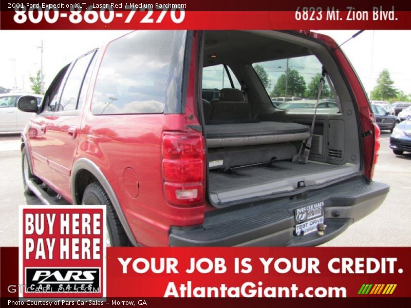 Laser Red / Medium Parchment 2001 Ford Expedition XLT