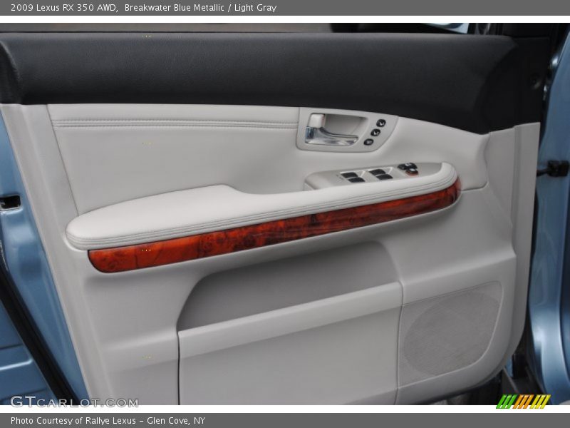 Breakwater Blue Metallic / Light Gray 2009 Lexus RX 350 AWD