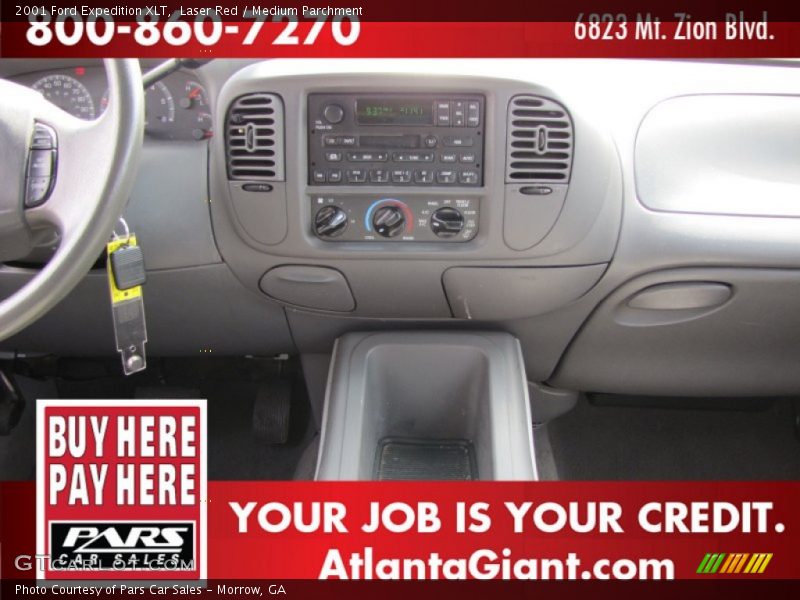 Laser Red / Medium Parchment 2001 Ford Expedition XLT