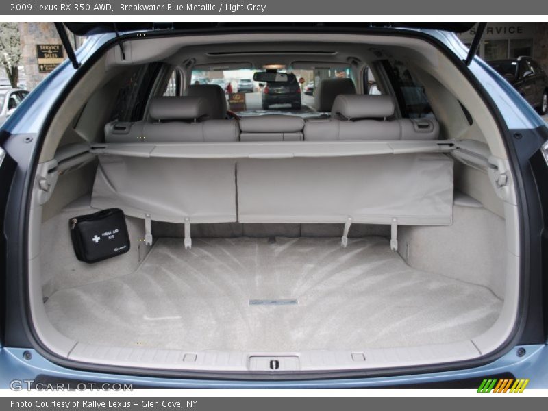 Breakwater Blue Metallic / Light Gray 2009 Lexus RX 350 AWD