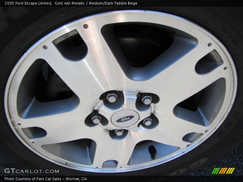 Gold Ash Metallic / Medium/Dark Pebble Beige 2005 Ford Escape Limited