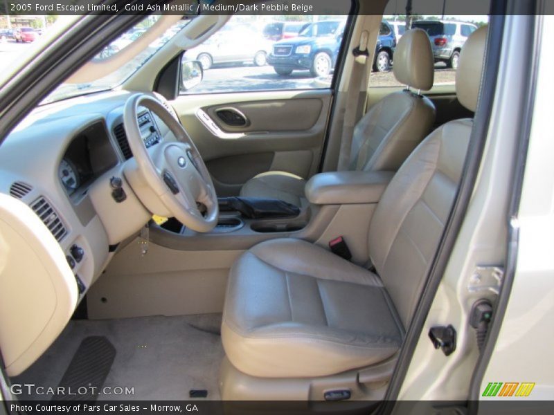 Gold Ash Metallic / Medium/Dark Pebble Beige 2005 Ford Escape Limited