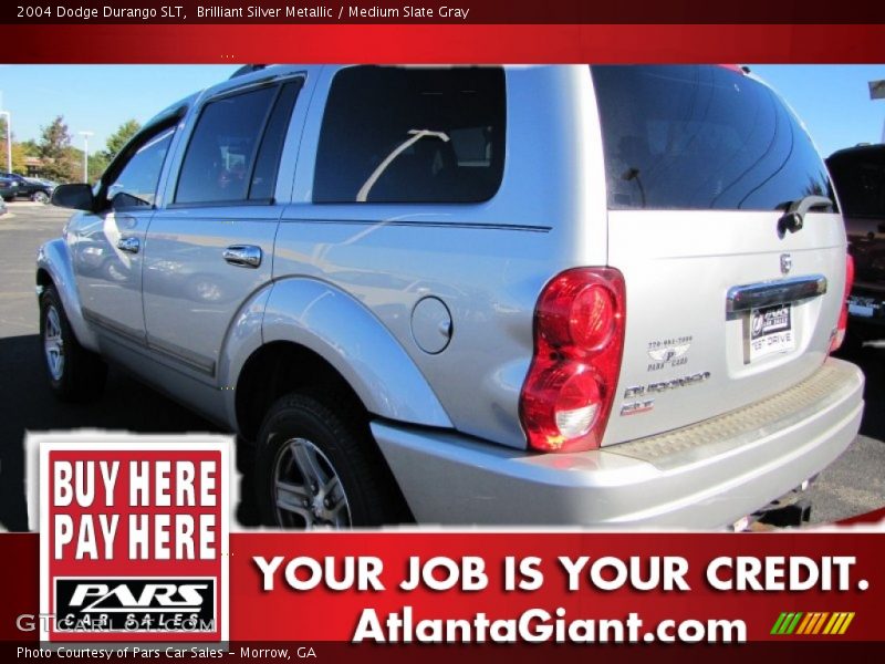 Brilliant Silver Metallic / Medium Slate Gray 2004 Dodge Durango SLT