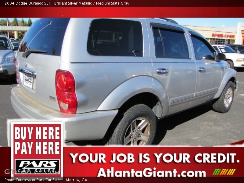 Brilliant Silver Metallic / Medium Slate Gray 2004 Dodge Durango SLT