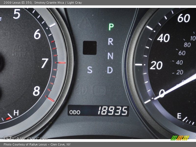 Smokey Granite Mica / Light Gray 2009 Lexus ES 350