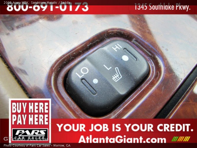 Sandstone Metallic / Saddle 2003 Acura MDX