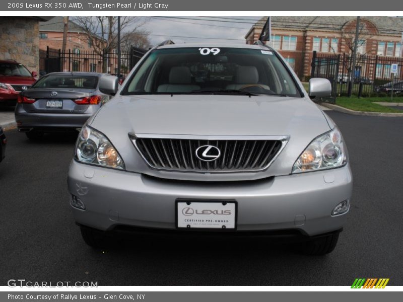 Tungsten Pearl / Light Gray 2009 Lexus RX 350 AWD