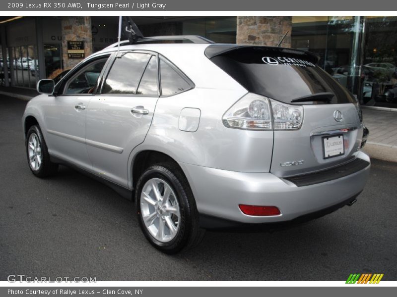 Tungsten Pearl / Light Gray 2009 Lexus RX 350 AWD