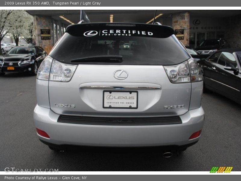Tungsten Pearl / Light Gray 2009 Lexus RX 350 AWD