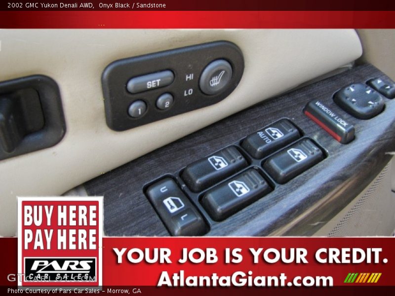 Onyx Black / Sandstone 2002 GMC Yukon Denali AWD