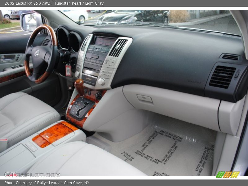 Tungsten Pearl / Light Gray 2009 Lexus RX 350 AWD