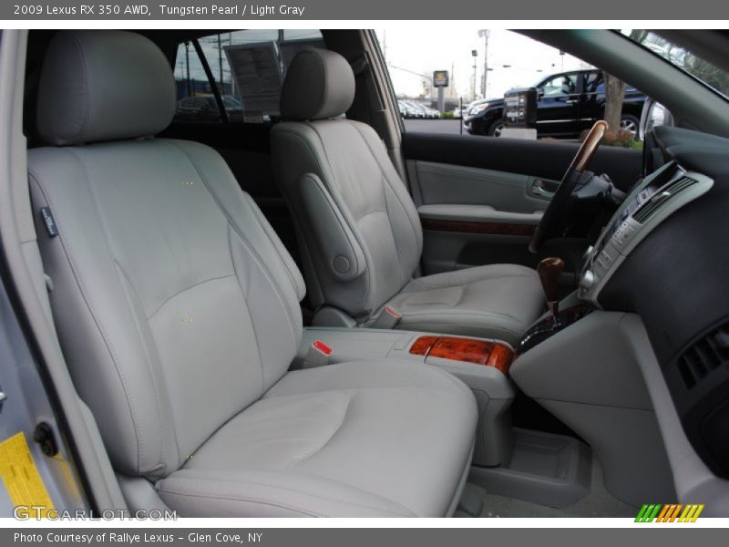 Tungsten Pearl / Light Gray 2009 Lexus RX 350 AWD