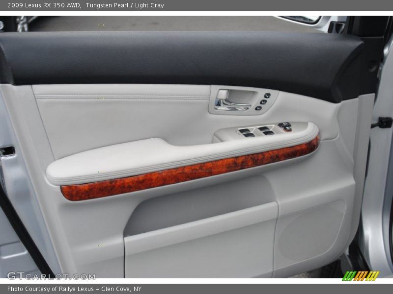 Tungsten Pearl / Light Gray 2009 Lexus RX 350 AWD
