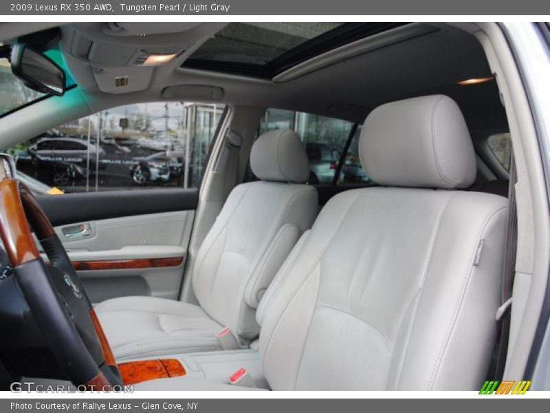 Tungsten Pearl / Light Gray 2009 Lexus RX 350 AWD