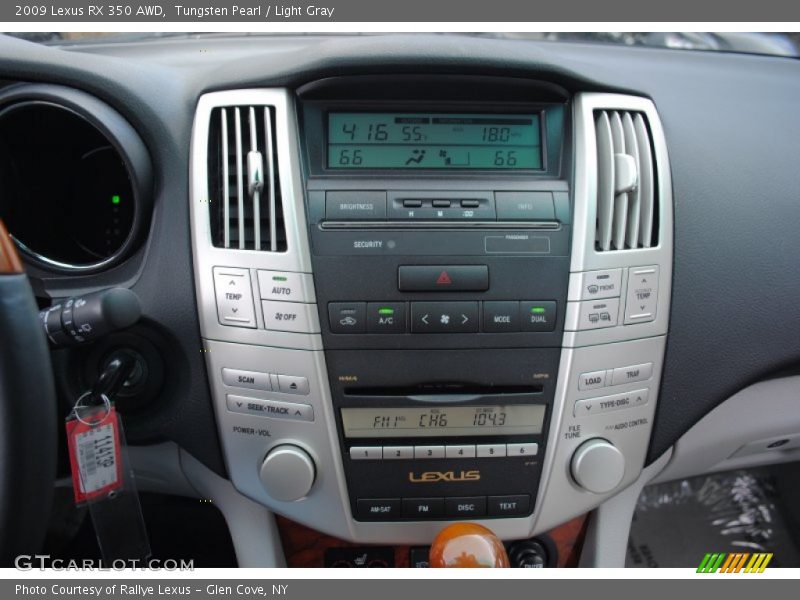 Tungsten Pearl / Light Gray 2009 Lexus RX 350 AWD