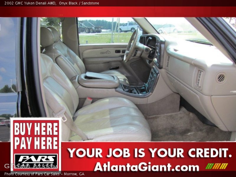 Onyx Black / Sandstone 2002 GMC Yukon Denali AWD