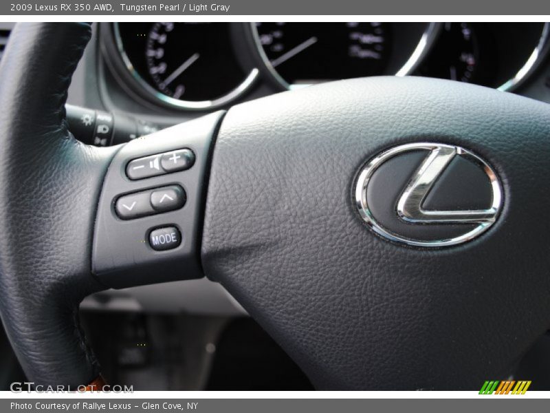 Tungsten Pearl / Light Gray 2009 Lexus RX 350 AWD