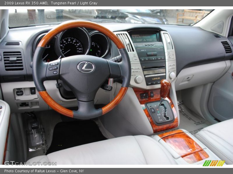 Tungsten Pearl / Light Gray 2009 Lexus RX 350 AWD