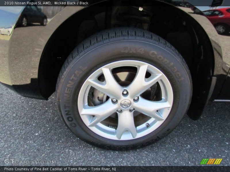 Wicked Black / Black 2010 Nissan Rogue SL AWD