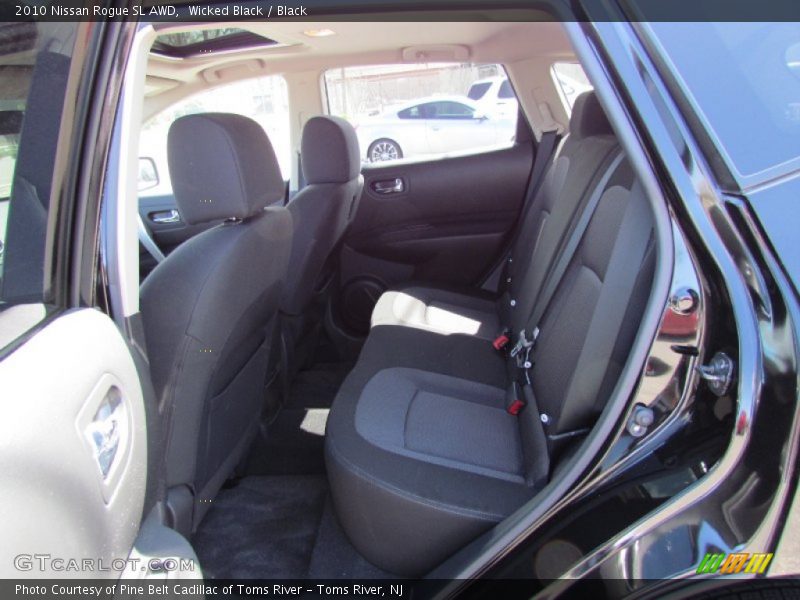 Wicked Black / Black 2010 Nissan Rogue SL AWD