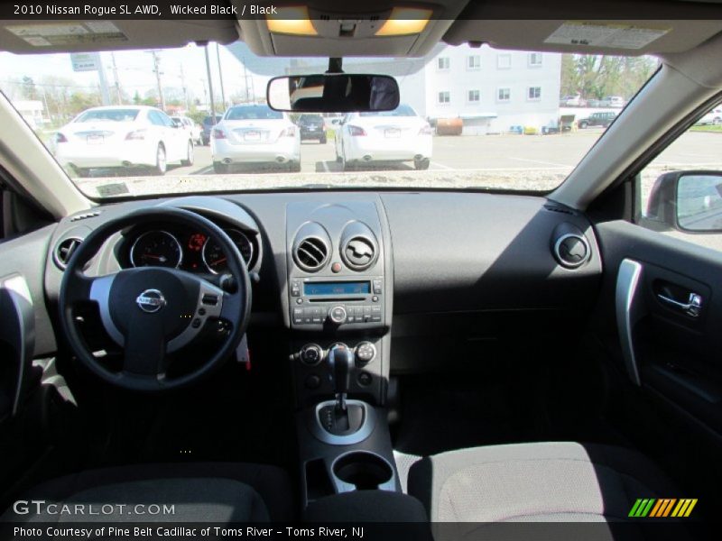 Wicked Black / Black 2010 Nissan Rogue SL AWD