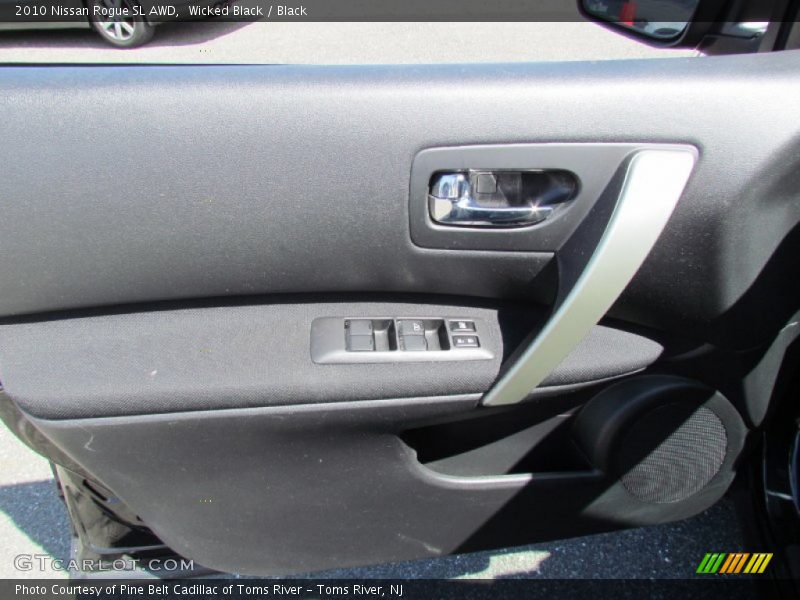 Wicked Black / Black 2010 Nissan Rogue SL AWD