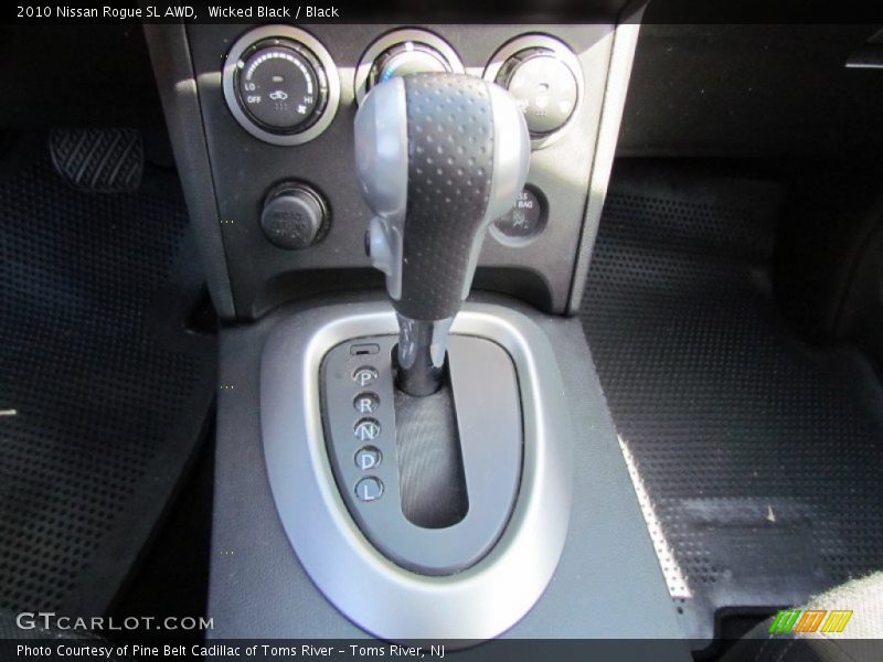 Wicked Black / Black 2010 Nissan Rogue SL AWD