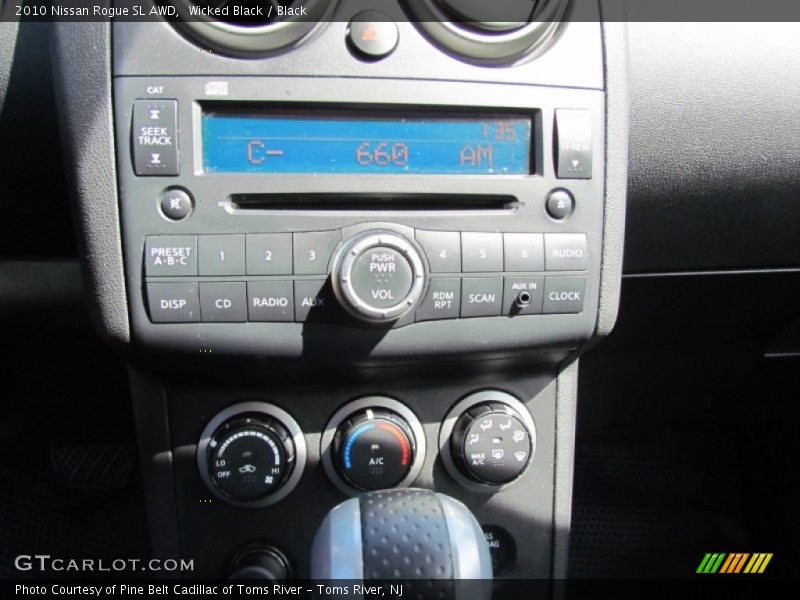 Wicked Black / Black 2010 Nissan Rogue SL AWD