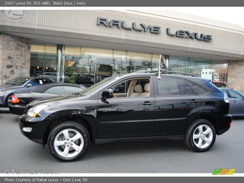 Black Onyx / Ivory 2007 Lexus RX 350 AWD